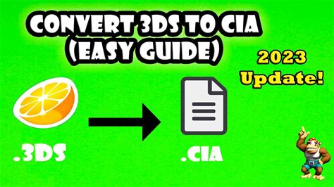 Sounds better. . Cia to 3ds converter online